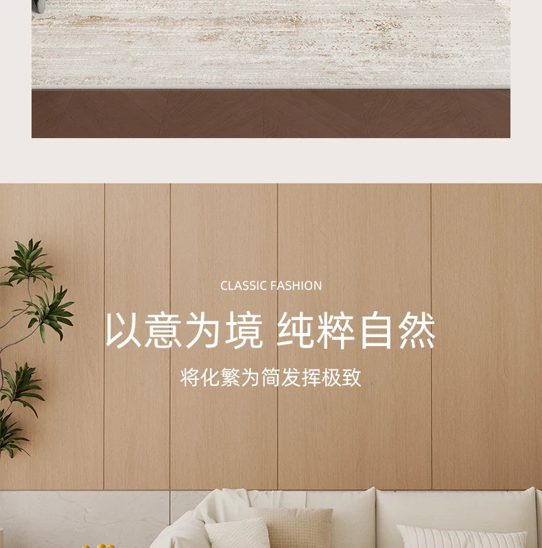 Italian Minimalist Plush Area Rug — Light Luxury