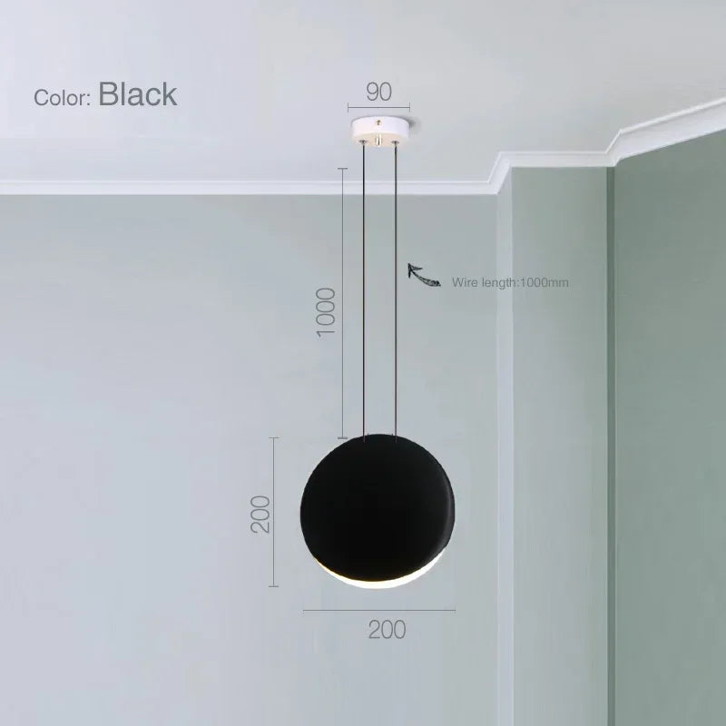 Scandinavian Chandelier for Dining Room Coffee Shop Bar Kitchen Island Pendant Lamp Living Room Decoration