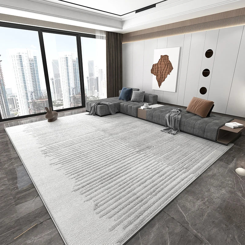 Modern Simple Woolen Area Rug — Light Luxury — main product view