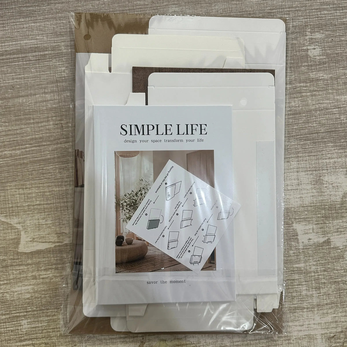 3-Piece Faux Book Set — Decorative Coffee Table Accent