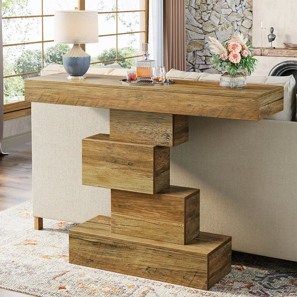 Tribesigns 42.5" Farmhouse Console Table — Entryway Accent Table