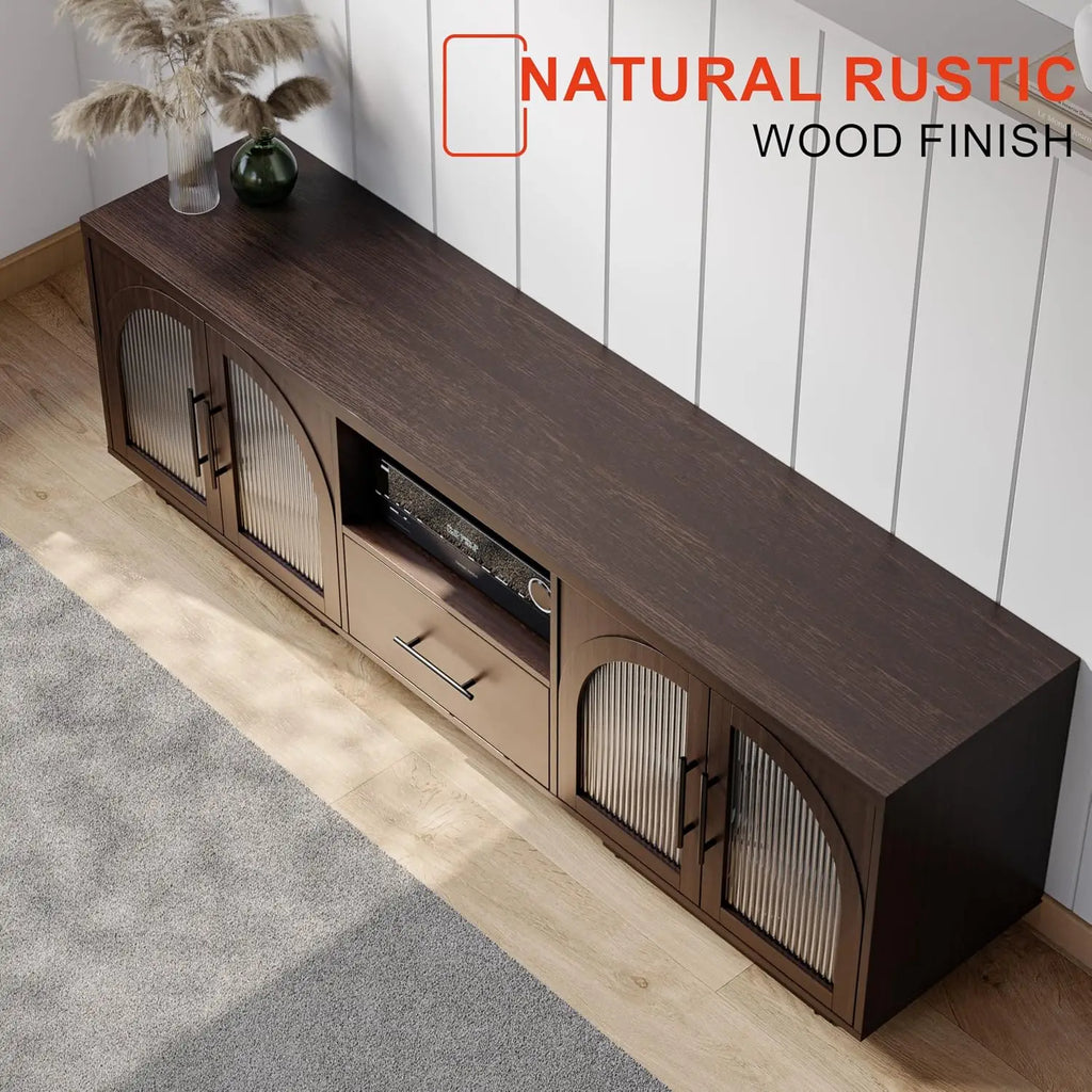 Mid-Century LED TV Console — 70"