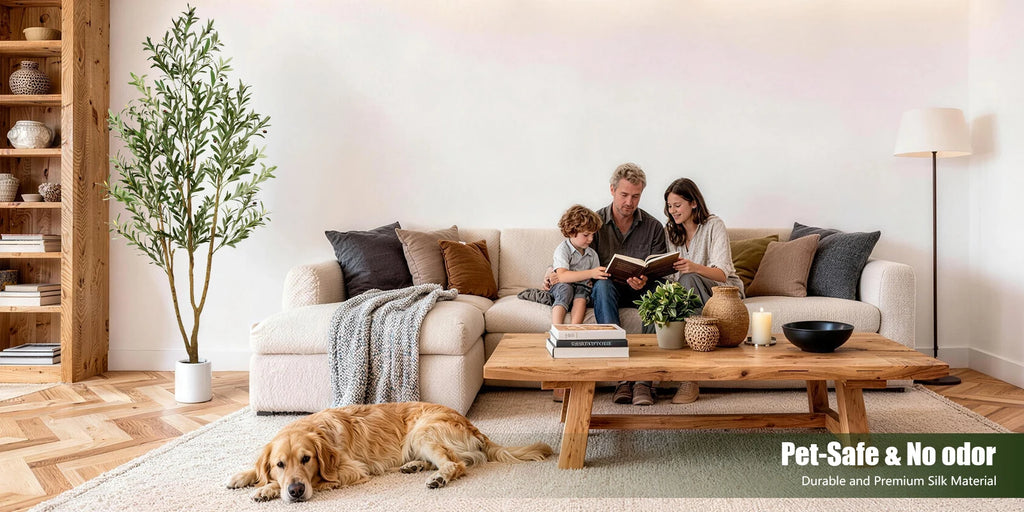 5/6/7ft Olive Trees Artificial Indoor Outdoor Faux Olive Tree with White Tall Planter, Artificial Plants with Natural Wood Trunk and Lifelike Fruits for Home Office Decor — image 15