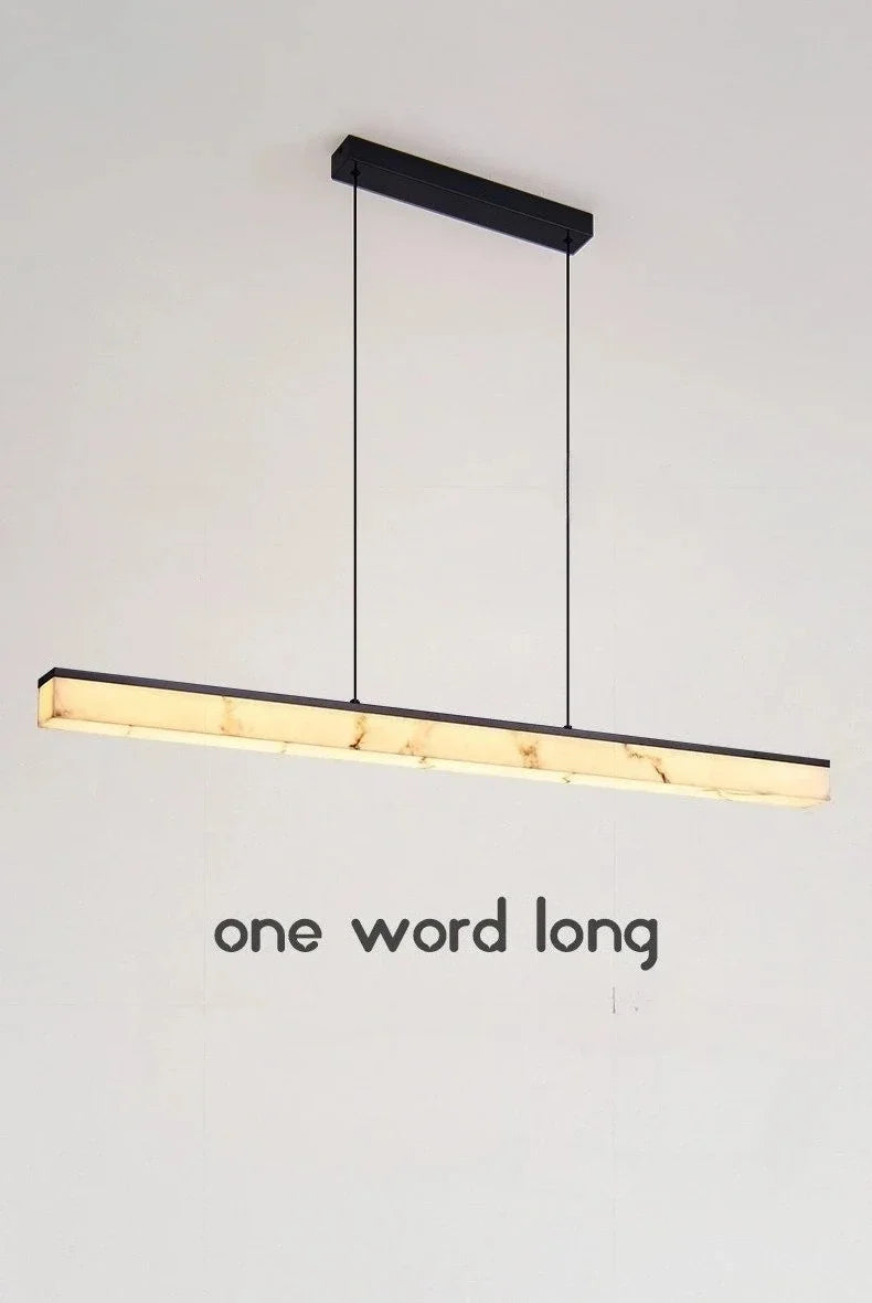 Nordic Long Line Pendant Lamp Luxury Led Pendant Light Dining Table Areas Chandelier  Suspension Luminaire Room Decor — image 9