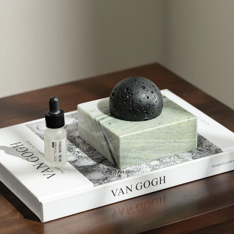 Natural Stone Diffuser — Marble Base, 3 Finishes