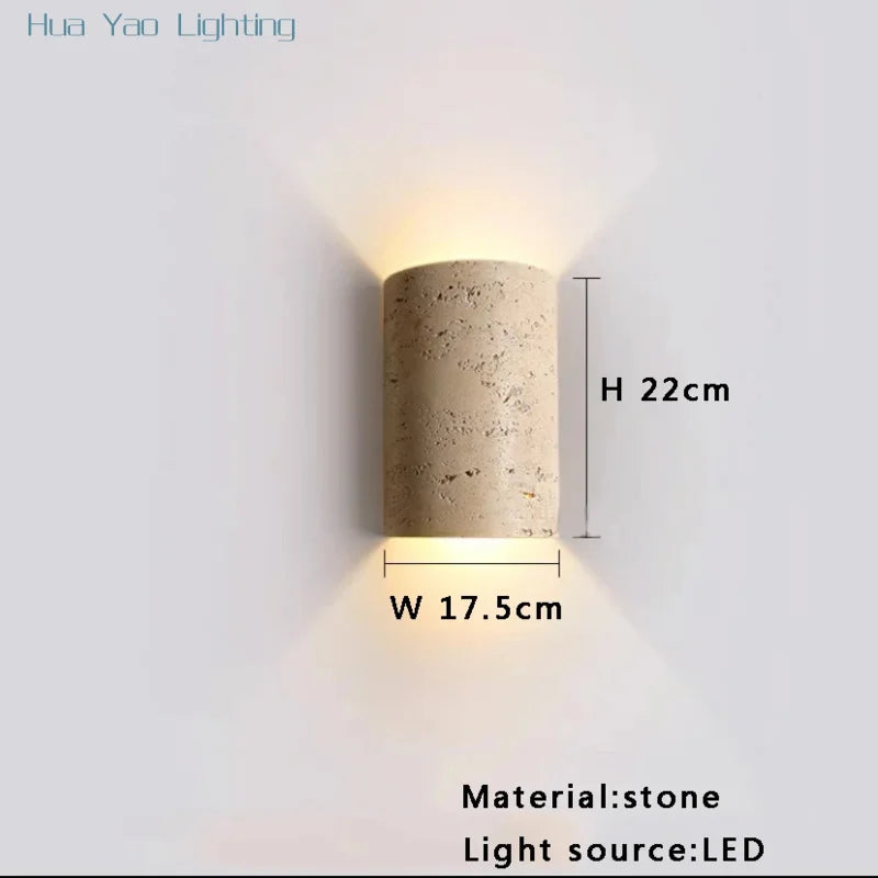 Natural Cave Stone Table Lamp