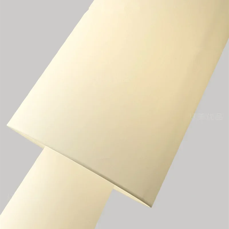 Cream fabric floor lamp — finish detail