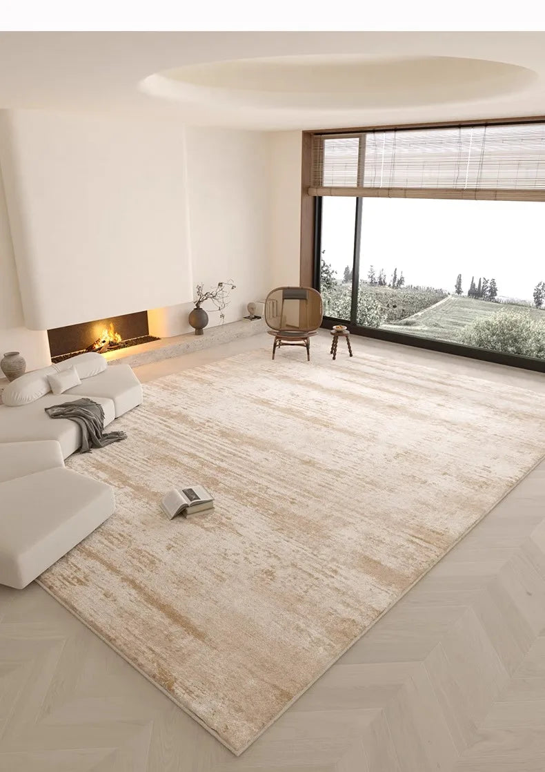 Modern Light Luxury Washed Area Rug — Wipeable