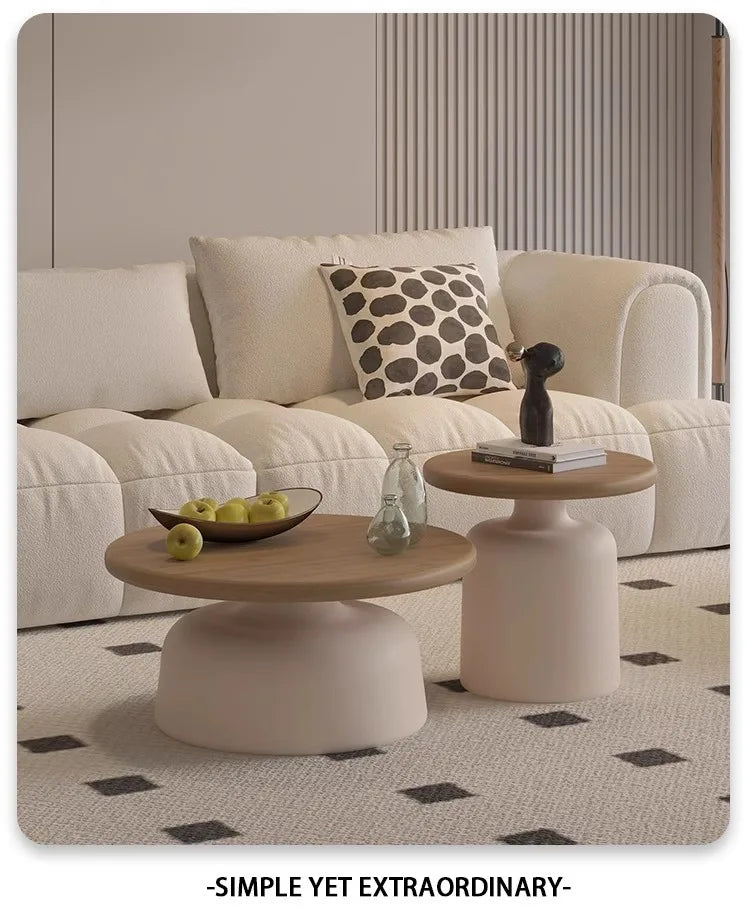 Nordic Oak Coffee Table - Minimalist with Storage