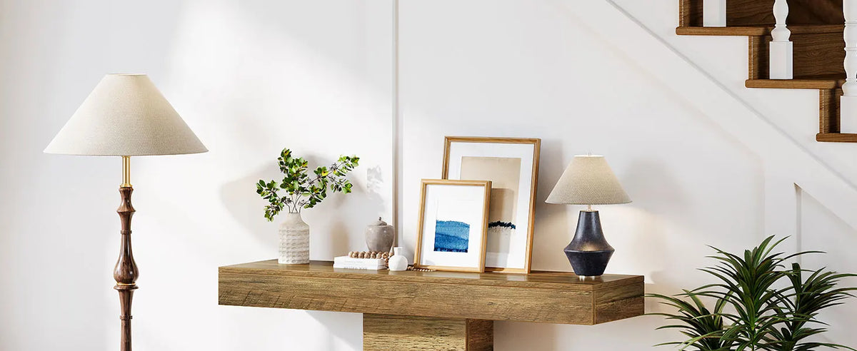 Tribesigns 42.5" Farmhouse Console Table — Entryway Accent Table