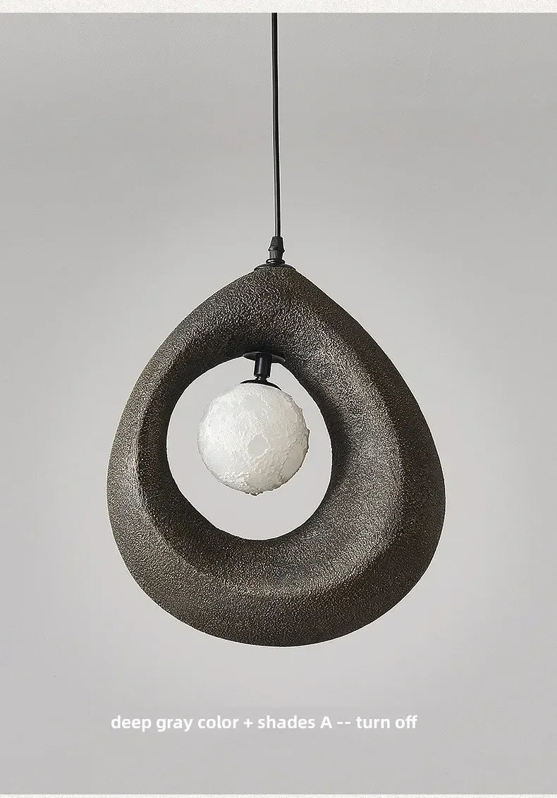 Japanese Wabi-Sabi Pendant Light — Nordic Dining Room Lamp