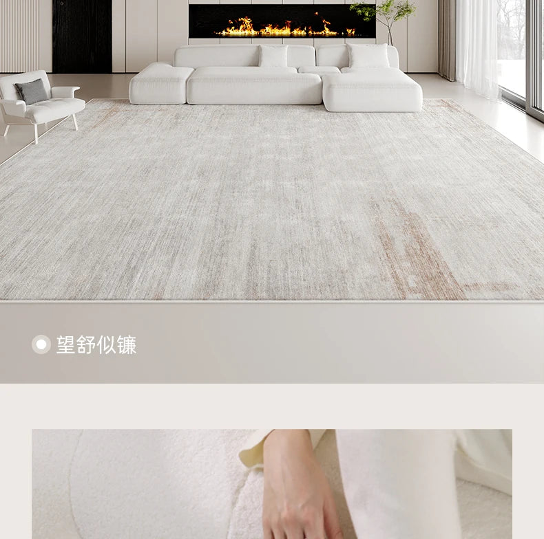 Italian Minimalist Plush Area Rug — Light Luxury