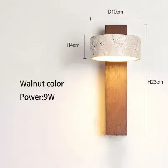 Rotatable Limestone LED Wall Lamp