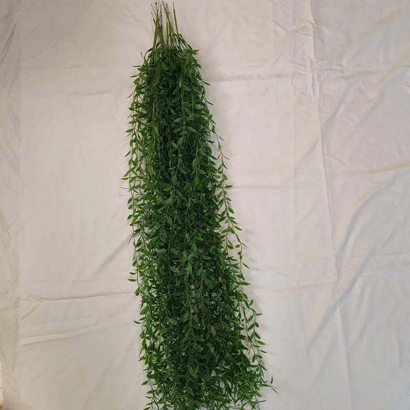 20pcs Extra-Long Deluxe Willow Vine Elegant Artificial Greenery, Faux Evergreen Hanging Vine with Dense for Spring Living Room — image 17