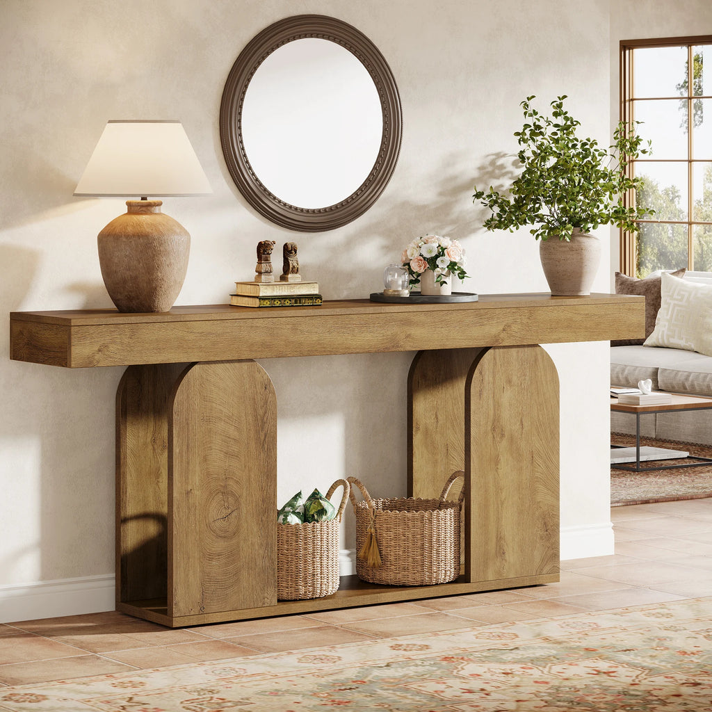 Tribesigns Farmhouse Console Table — 70.9"