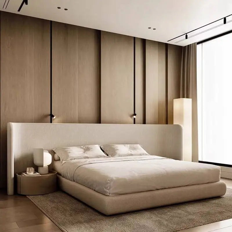 Ornament Storage Bed - Solid Wood Frame