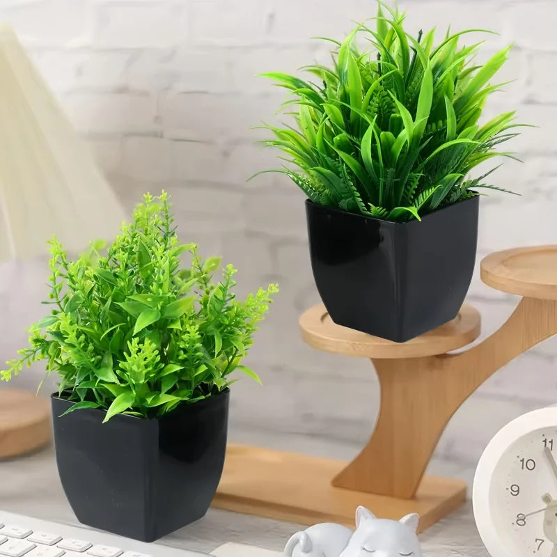 1pc Artificial Green Plants, Home Greening, Outdoor Gardens, Office Decoration, Birthday, Wedding and Party Scene Decorations — alternate view