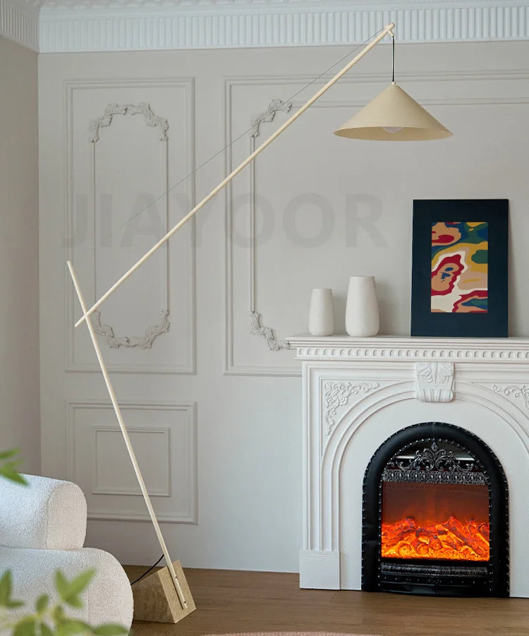 French Marble Floor Lamp — Nordic Modern Standing Light