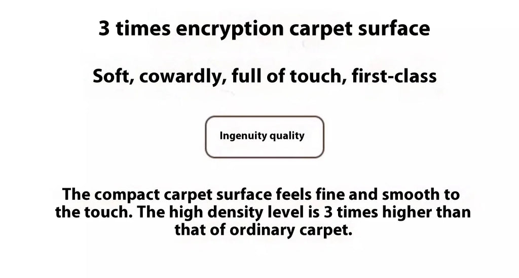 Modern Simple Woolen Area Rug — Light Luxury
