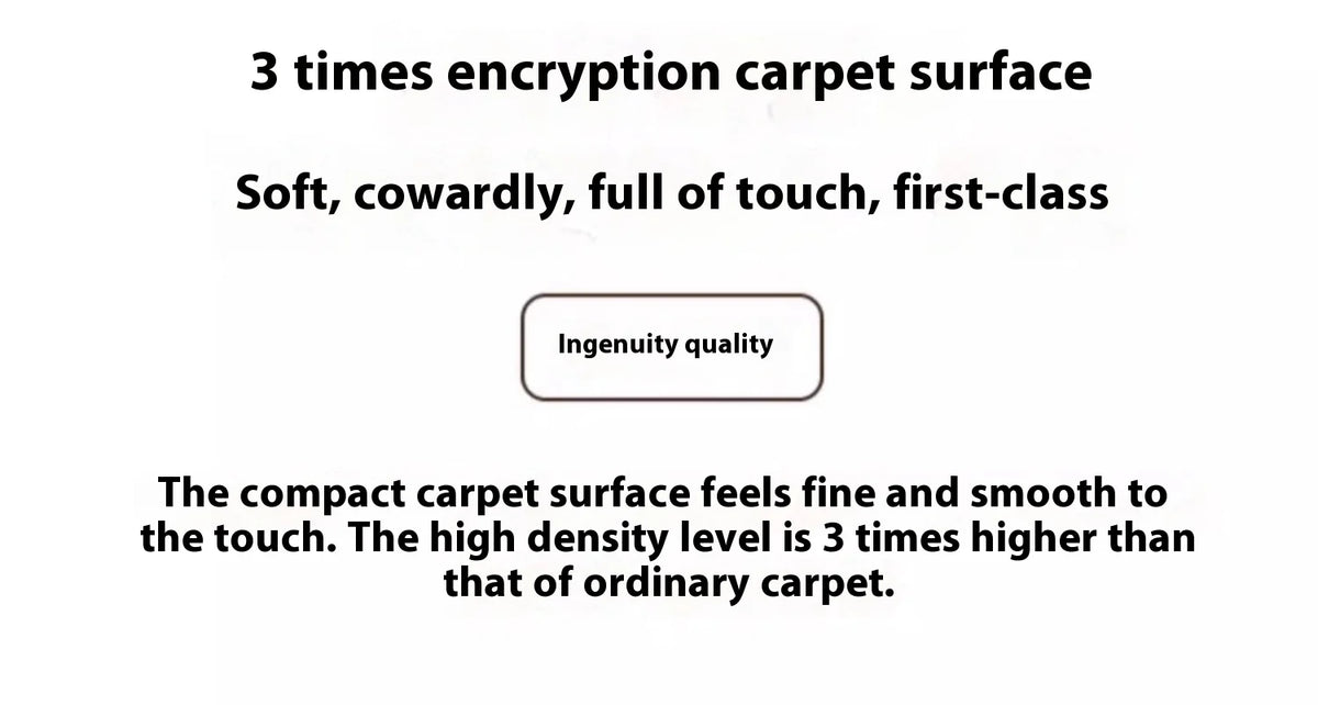 Modern Simple Woolen Area Rug — Light Luxury