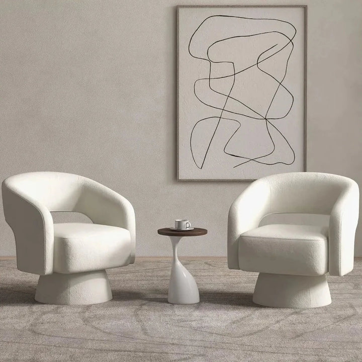 Swivel Barrel Accent Chair - Set of 2 — main product view
