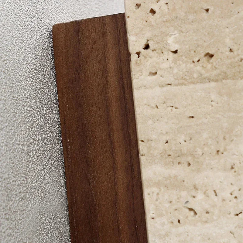 Yellow Marble Wall Sconce — Wabi-Sabi Travertine Light