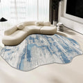Modern Abstract Irregular Carpet for Living Room Decoration Home Machine Washable Fluffy Rugs Thickened Bedroom Soft Floor Mat — image 14