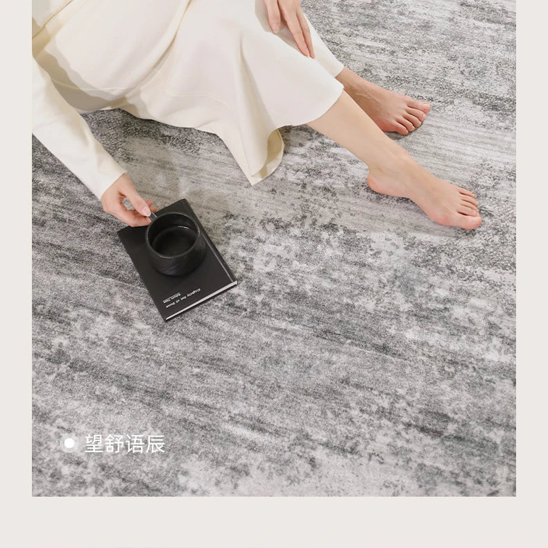 Italian Minimalist Plush Area Rug — Light Luxury