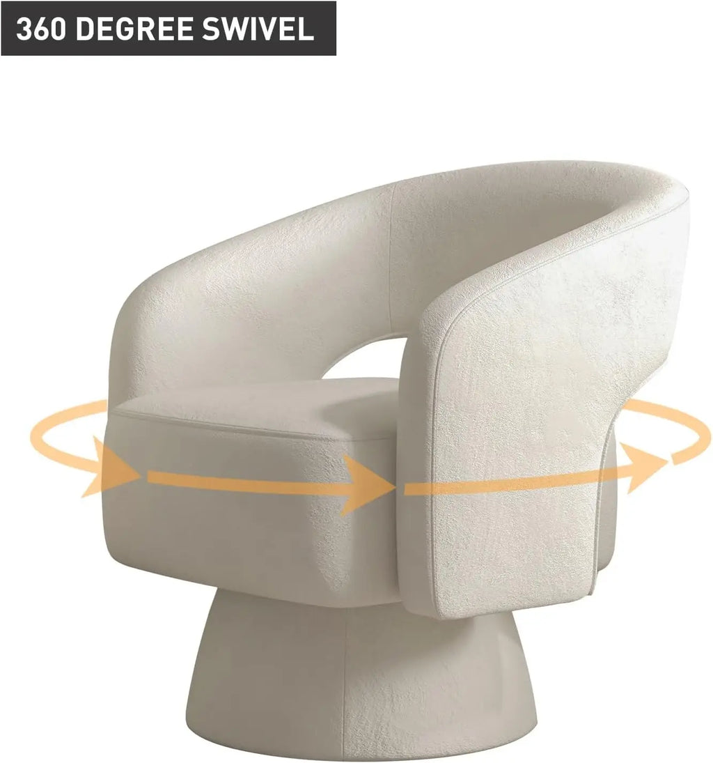 Swivel Barrel Accent Chair - Set of 2