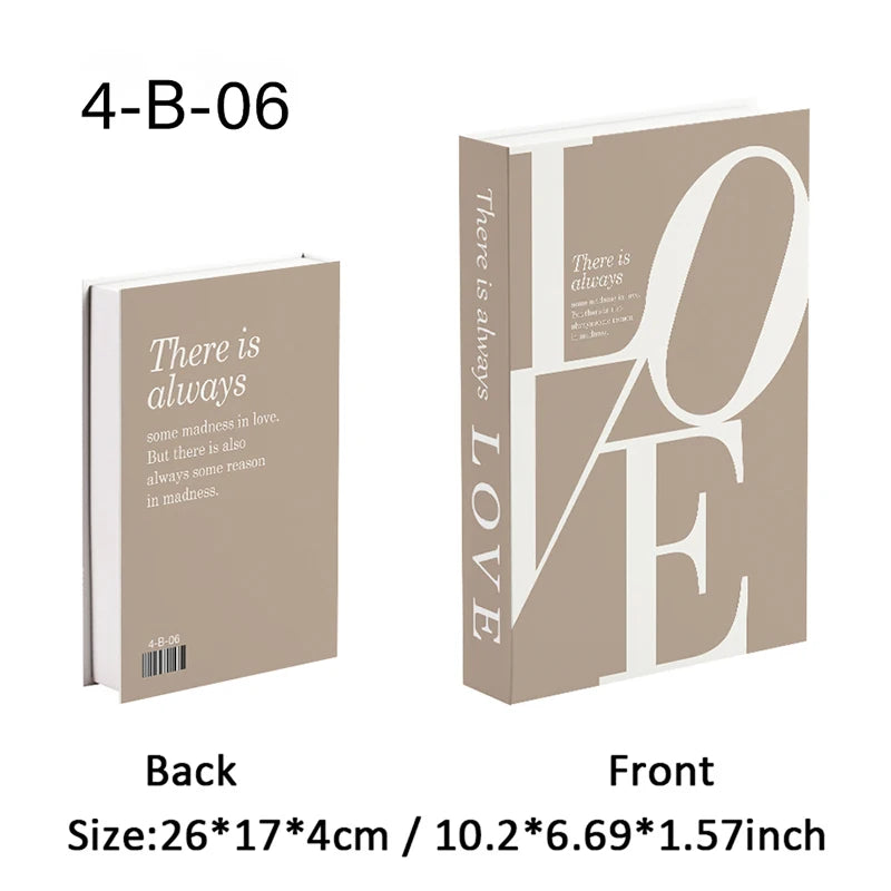 Faux Book Storage Box — 10.5" Decorative Accent