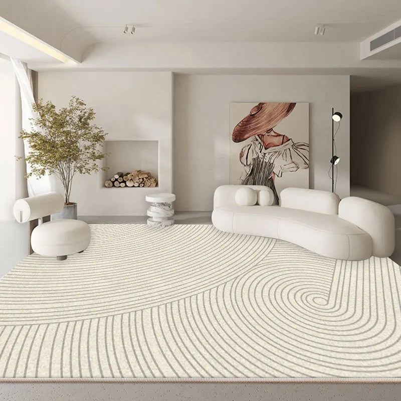 American Checkerboard Plush Area Rug — Retro Style