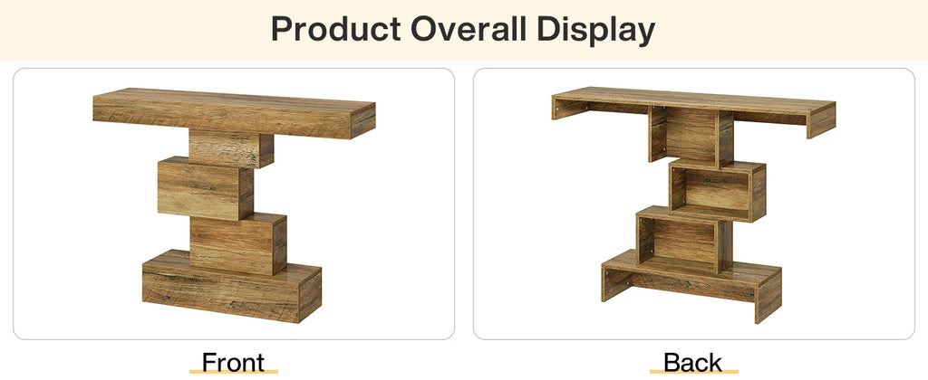 Tribesigns 42.5" Farmhouse Console Table — Entryway Accent Table