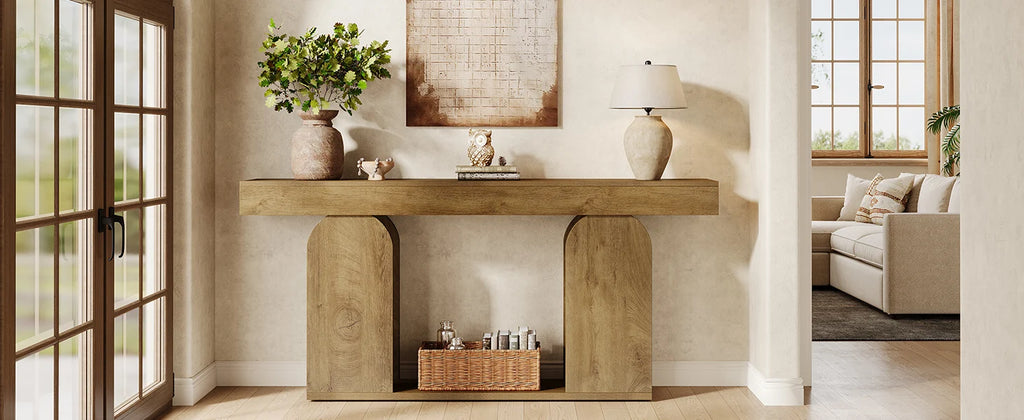 Tribesigns Farmhouse Console Table — 70.9"