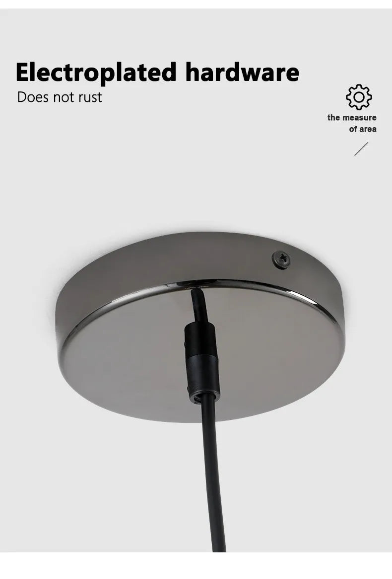 Bedside Chandelier Modern Minimalist Nordic Bedroom Minimalist Long Line Light Luxury Personality Creative Small Chandelier — image 11