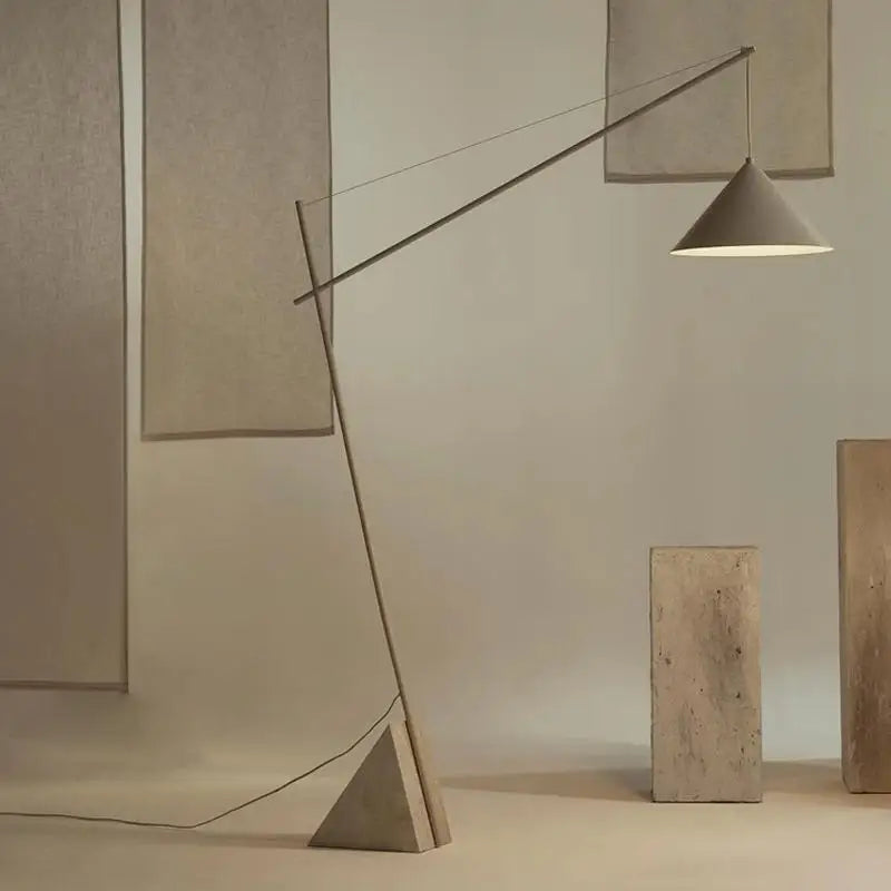 French Marble Floor Lamp — Nordic Modern Standing Light — main product view