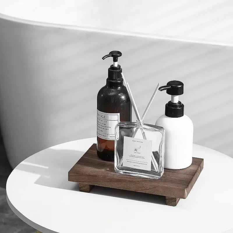 Wooden Vanity Riser — Bathroom Pedestal Stand