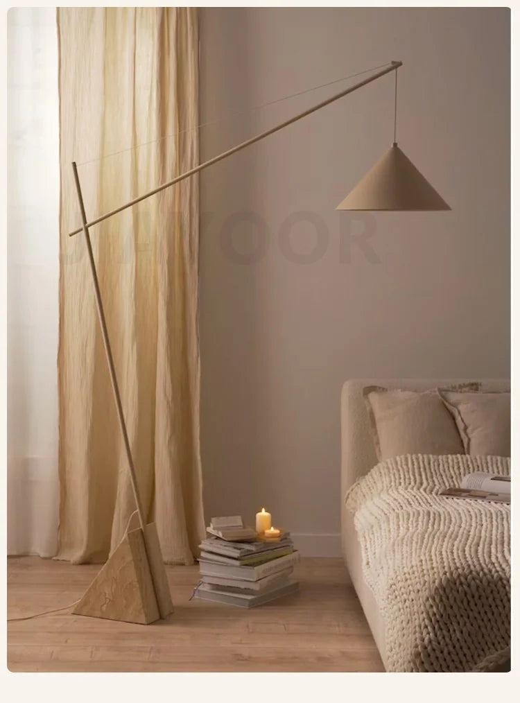 French Marble Floor Lamp — Nordic Modern Standing Light