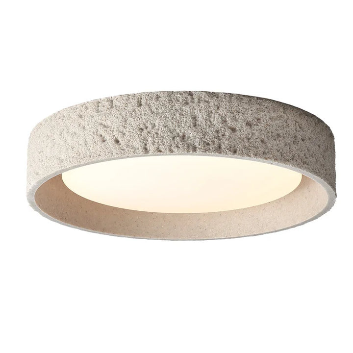 Nordic Wabi-Sabi LED Ceiling Light — Ironware & Acrylic Fixture