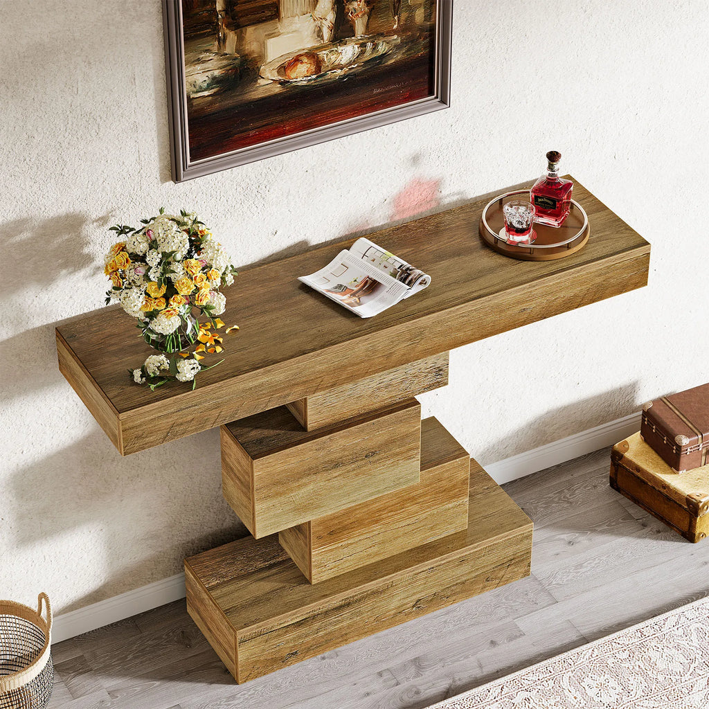 Tribesigns 42.5" Farmhouse Console Table — Entryway Accent Table