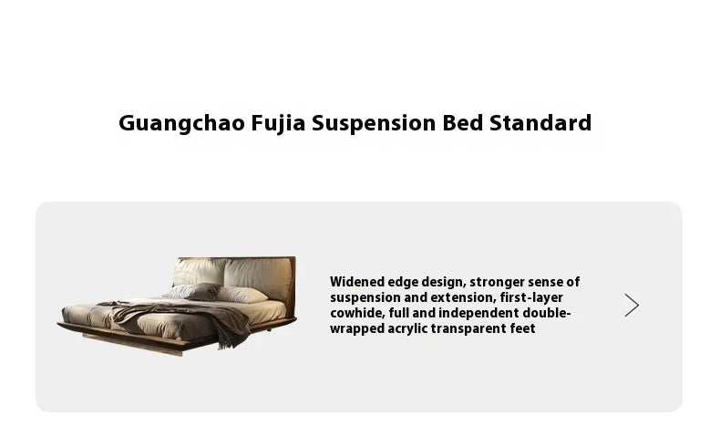 Italian Modern Storage Bed - Hotel Grade White