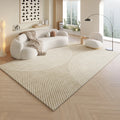 Cream Lineage Area Rug — Anti-Slip Washable