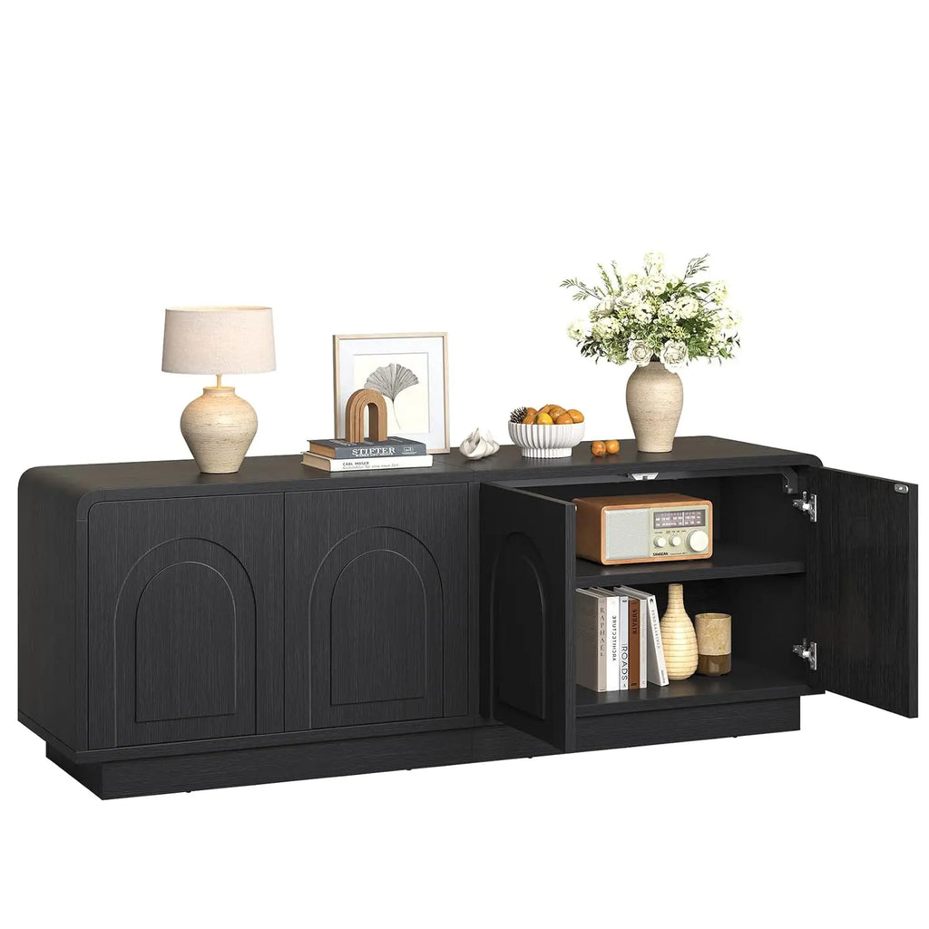 Mid-Century Arched TV Stand — 63"