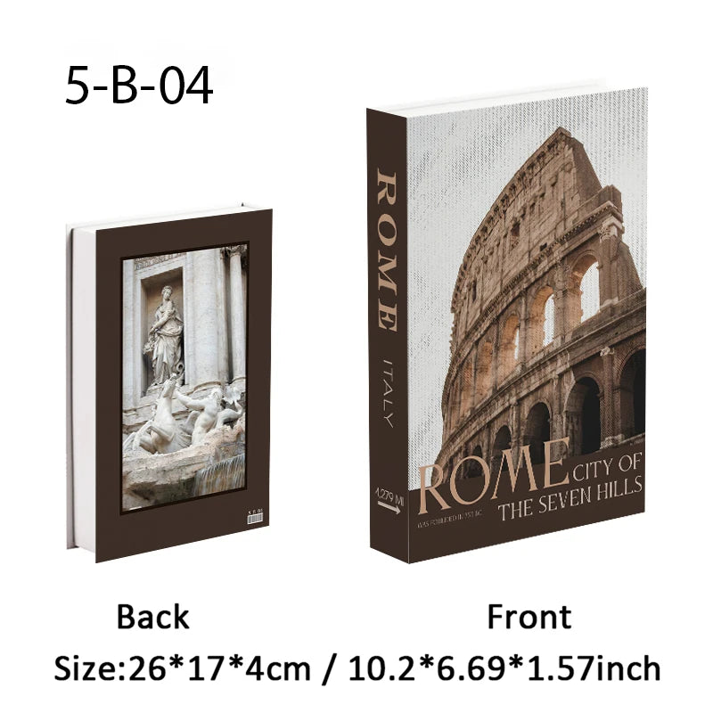 Faux Book Storage Box — 10.5" Decorative Accent