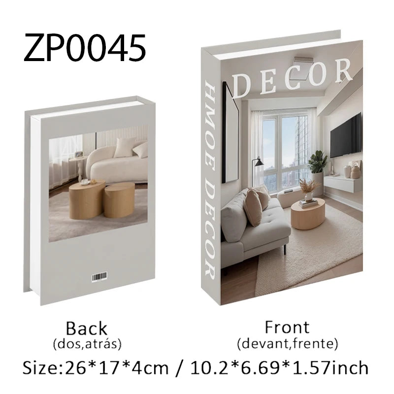 Faux Book Storage Box — 10.5" Decorative Accent