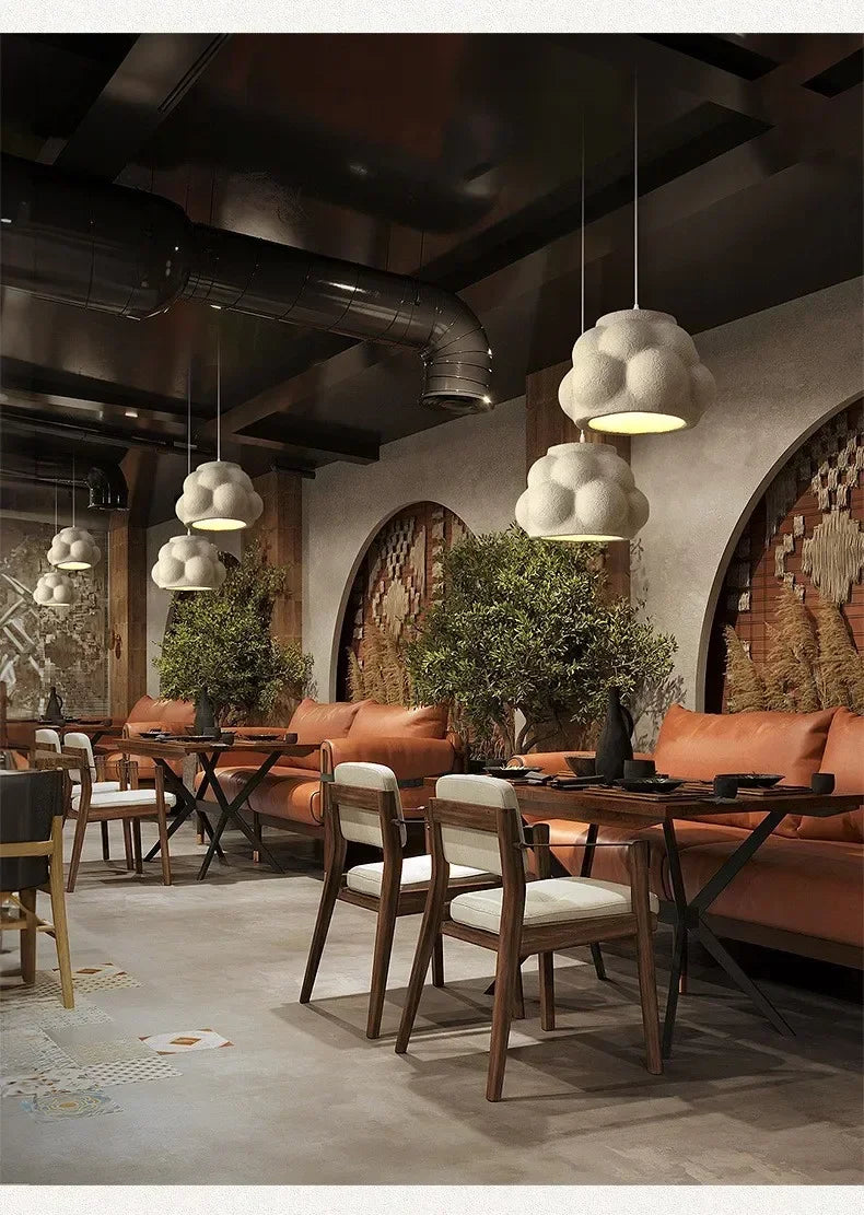 Japanese Wabi-Sabi Pendant Light — Nordic Dining Room Lamp
