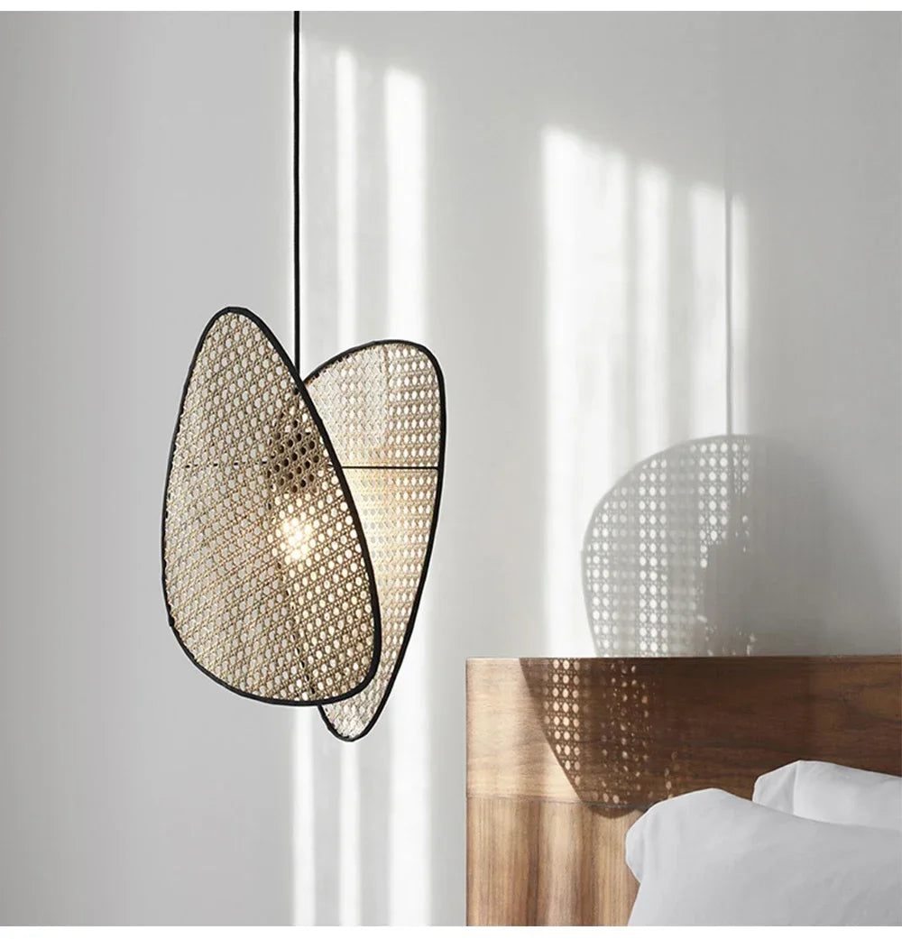 Rattan LED Lighting Floor Lamps Nightlight Home Decor Living Room Stand Light Bedside Lamp for Bedroom — image 20