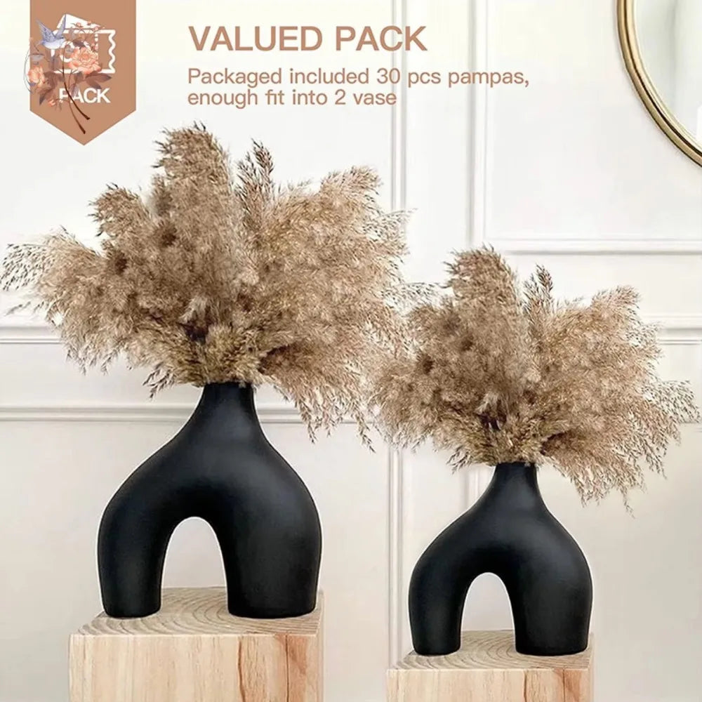 Dried Pampas & Reed Mix Bundle — 30-Piece