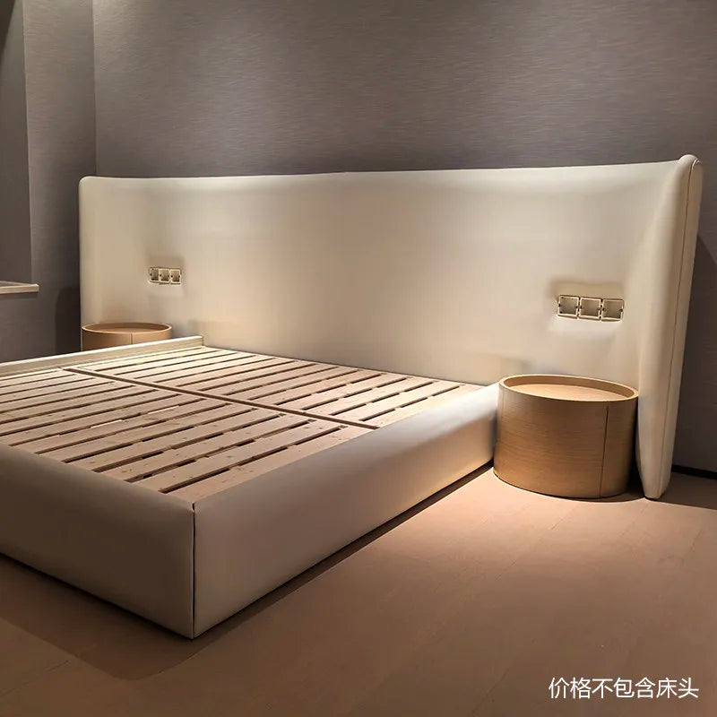 Ornament Storage Bed - Solid Wood Frame