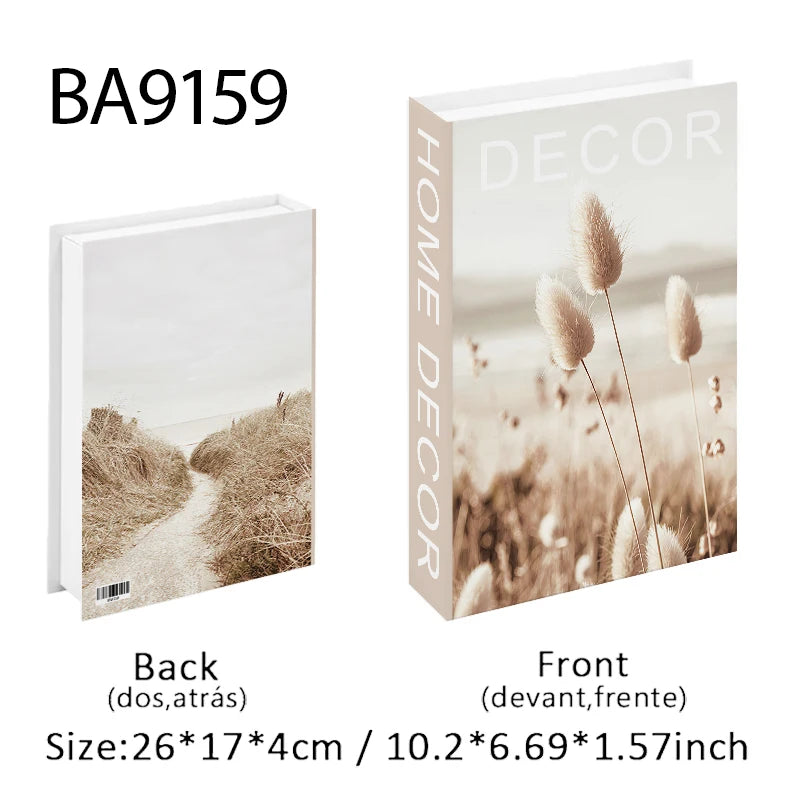 Faux Book Storage Box — Bauhaus Style Accent, 10.5"