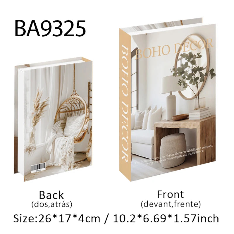 Faux Book Storage Box — 10.5" Decorative Accent